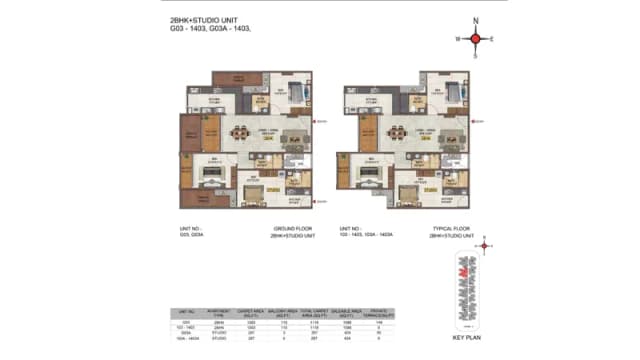 2 BHK Floor Plan