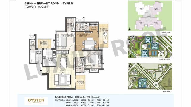3 BHK Floor Plan
