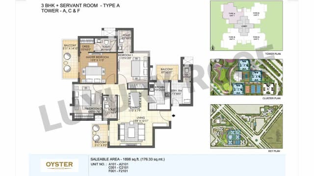 3 BHK Floor Plan