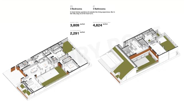 3 BHK Floor Plan