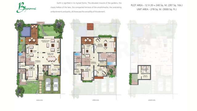 3 BHK Floor Plan