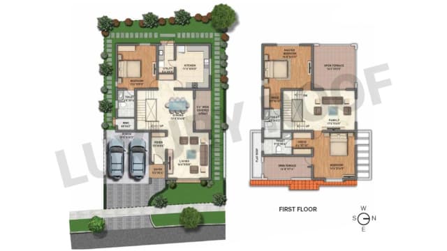 3 BHK(2750 sq.ft.) Floor Plan