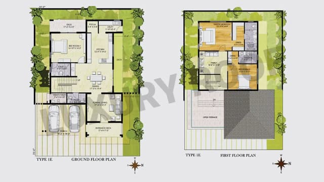 3 BHK(3500 sq.ft.) Floor Plan