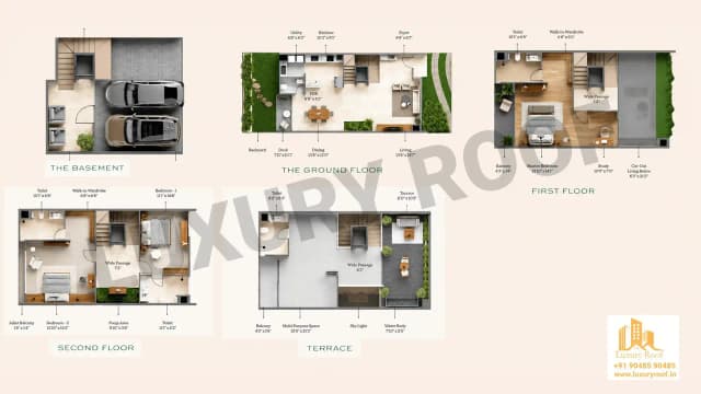 4 BHK Floor Plan