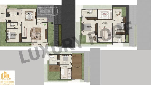 4 BHK Floor Plan
