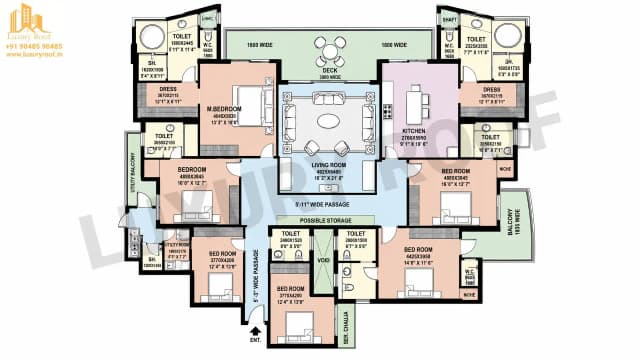 4 BHK Floor Plan