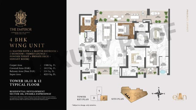 4 BHK Floor Plan