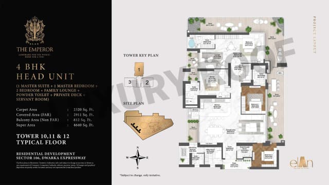 4 BHK Floor Plan