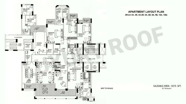 4 BHK Floor Plan
