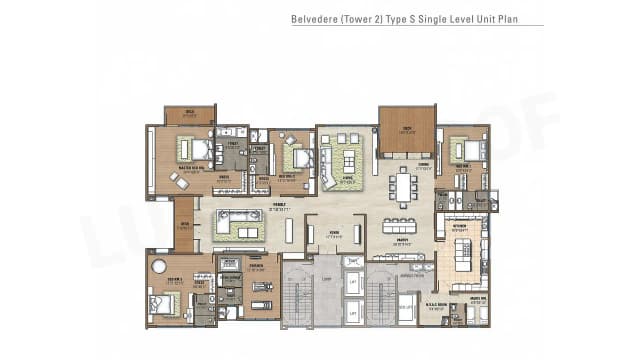 4 BHK(4111 - 7002 sq.ft.) Floor Plan