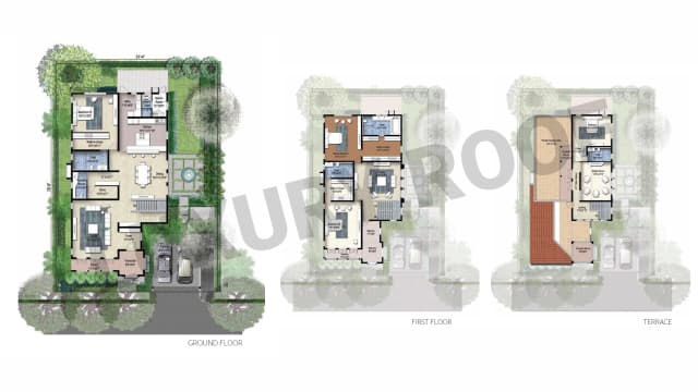 4 BHK(4025 sq.ft.) Floor Plan