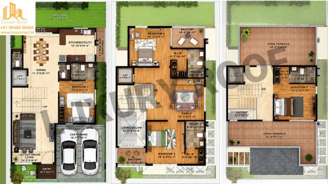 4 BHK Floor Plan
