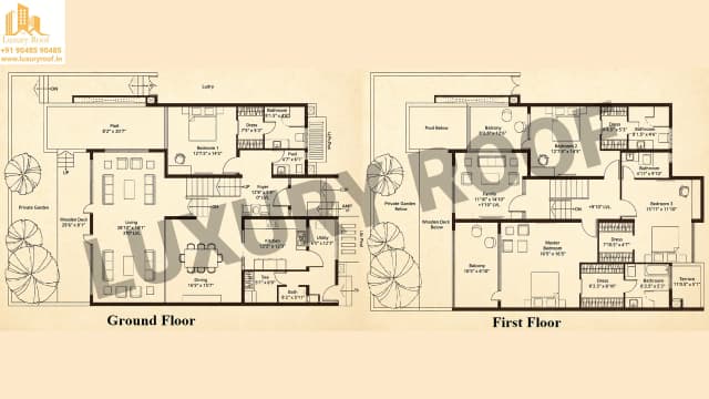 4 BHK Floor Plan