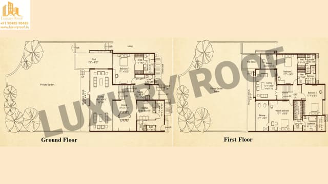 4 BHK Floor Plan