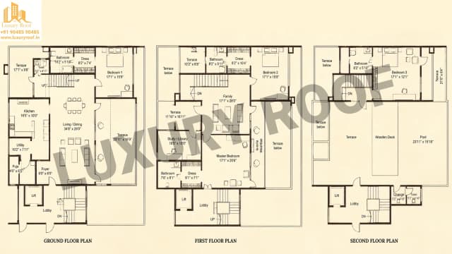 4 BHK Floor Plan