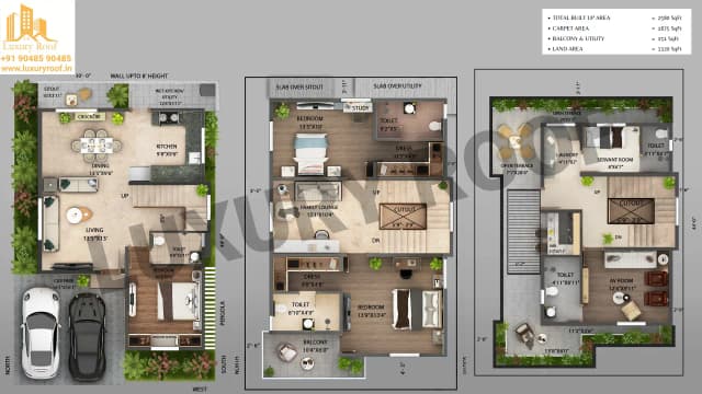 4 BHK Floor Plan