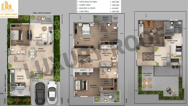 4 BHK Floor Plan