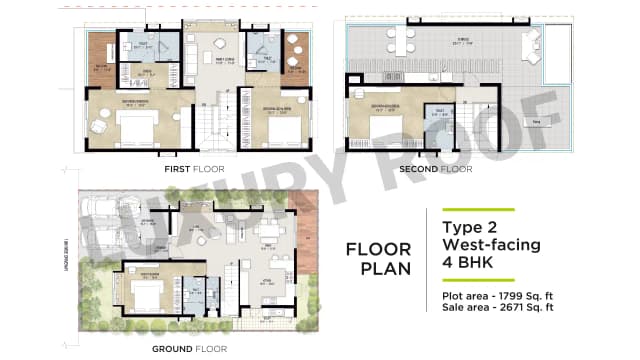 4 BHK Floor Plan
