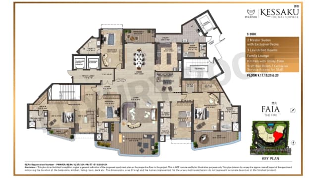 5 BHK Floor Plan