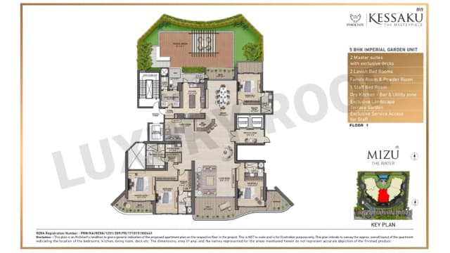 5 BHK Floor Plan