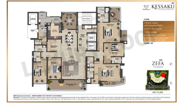 5 BHK Floor Plan