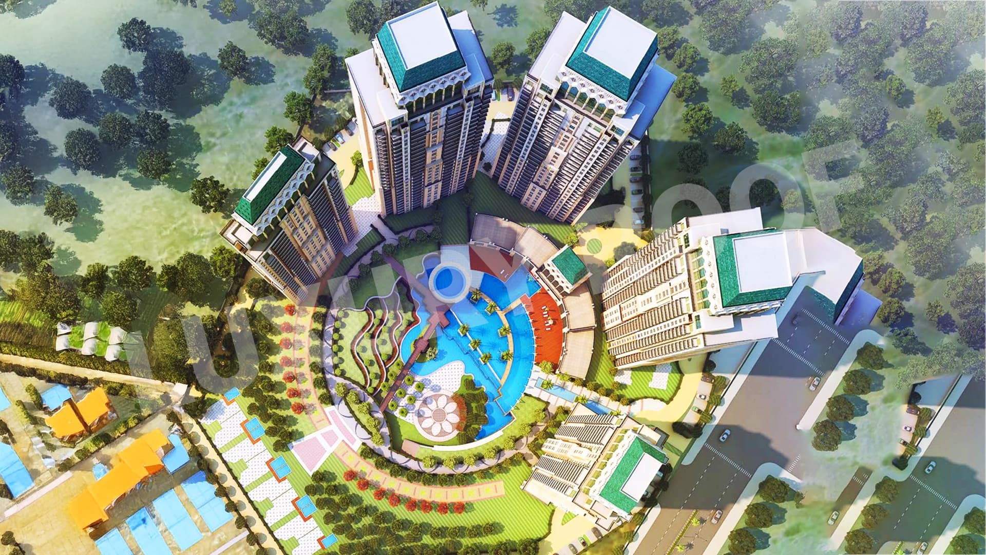 Ats Tourmaline Aerial View Sector 109 Gurugram