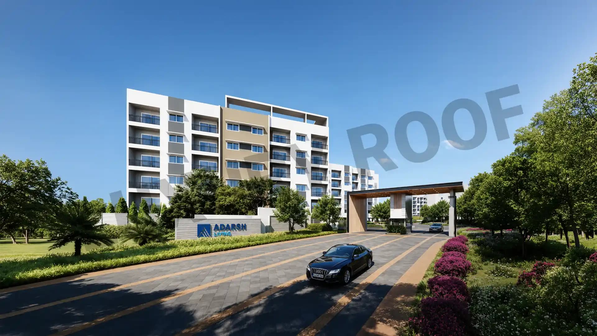 Adarsh Lumina Entrance1 Halanayakanahalli Bangalore