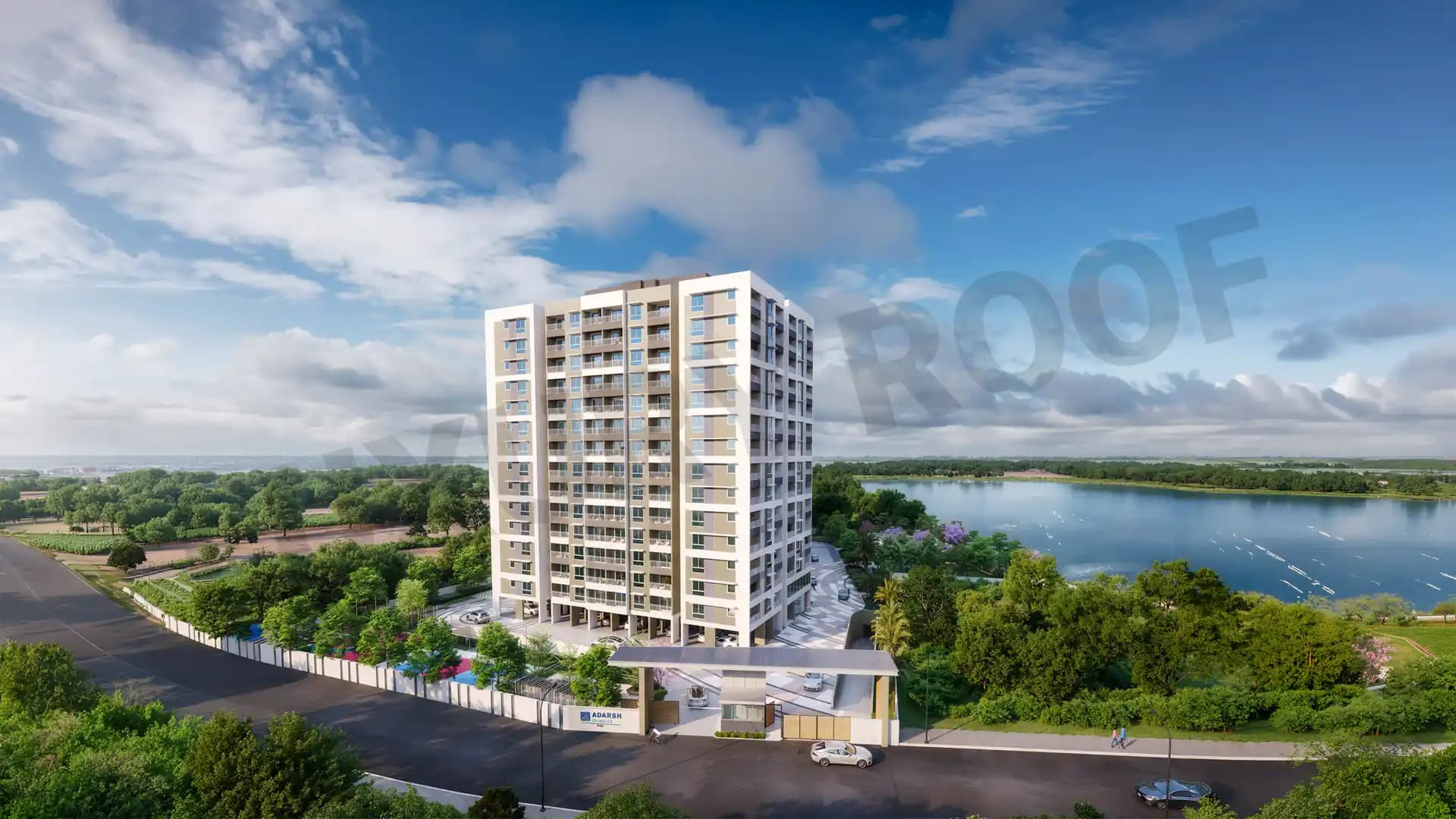 Adarsh Primrose Elevation1 Gunjur Near Varthur Bangalore
