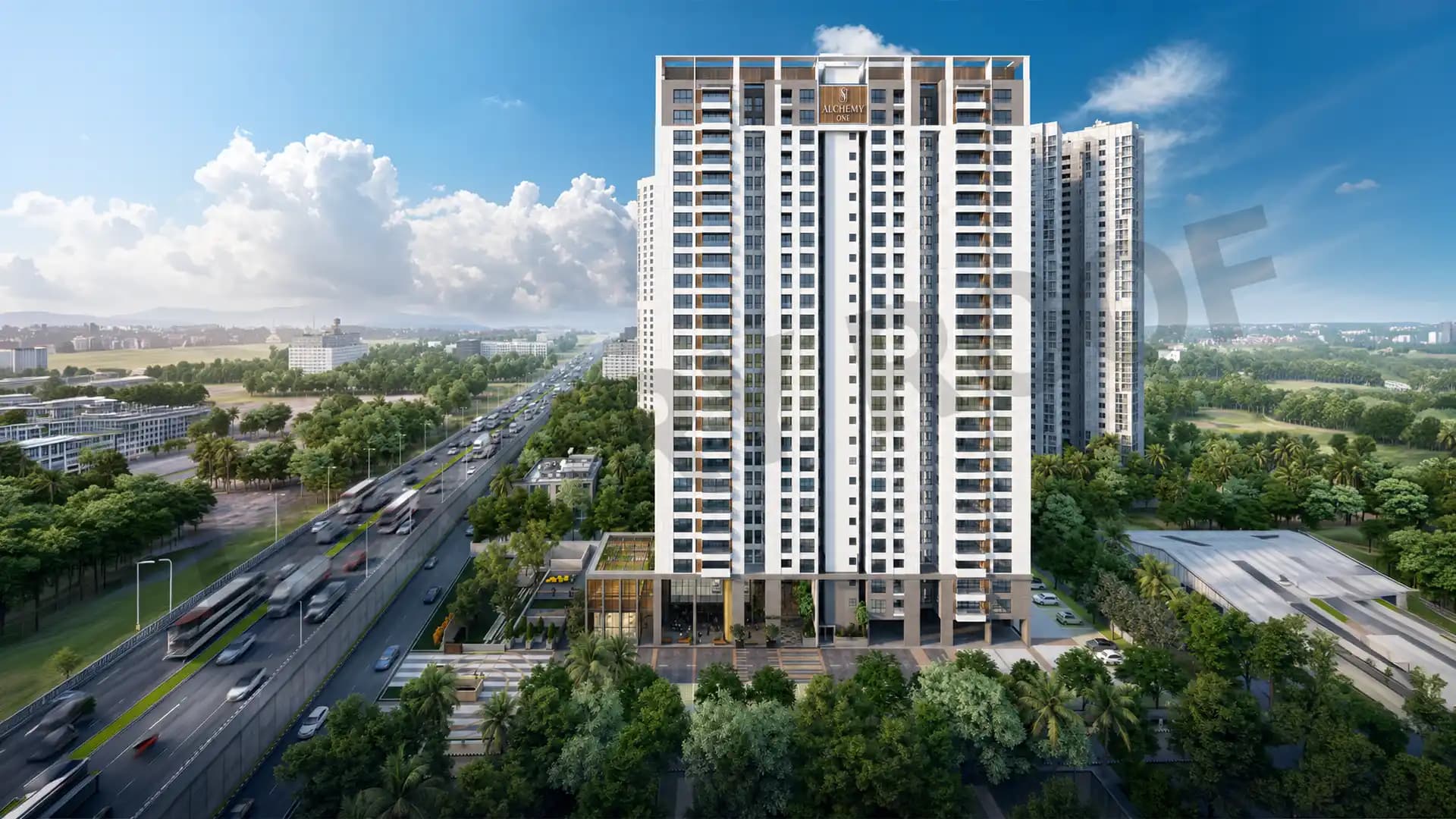 Aratt Alchemy One Side Elevation Old Madras Road Bangalore