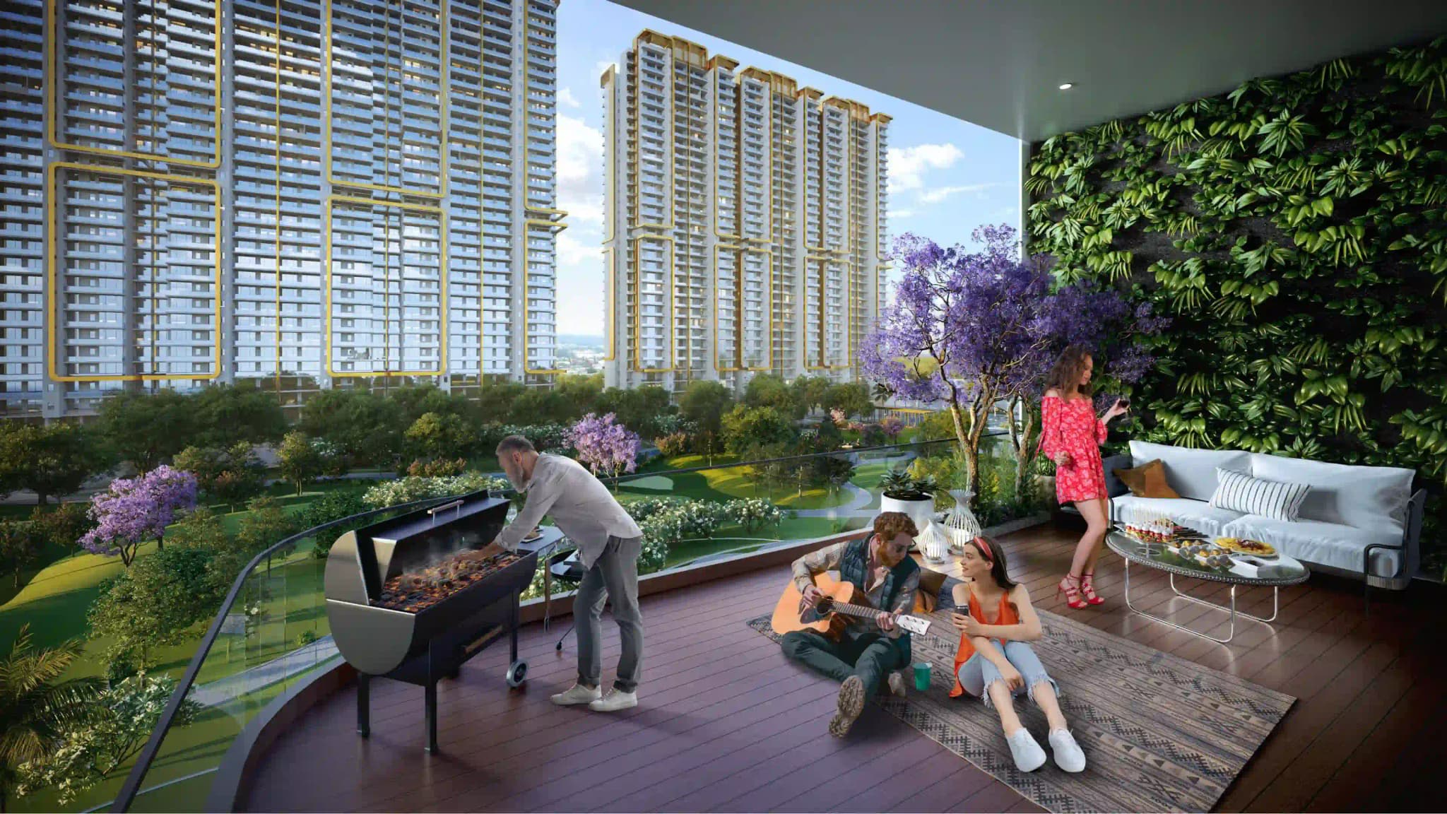 Balcony M3m Mansion Sector 113 Gurgaon