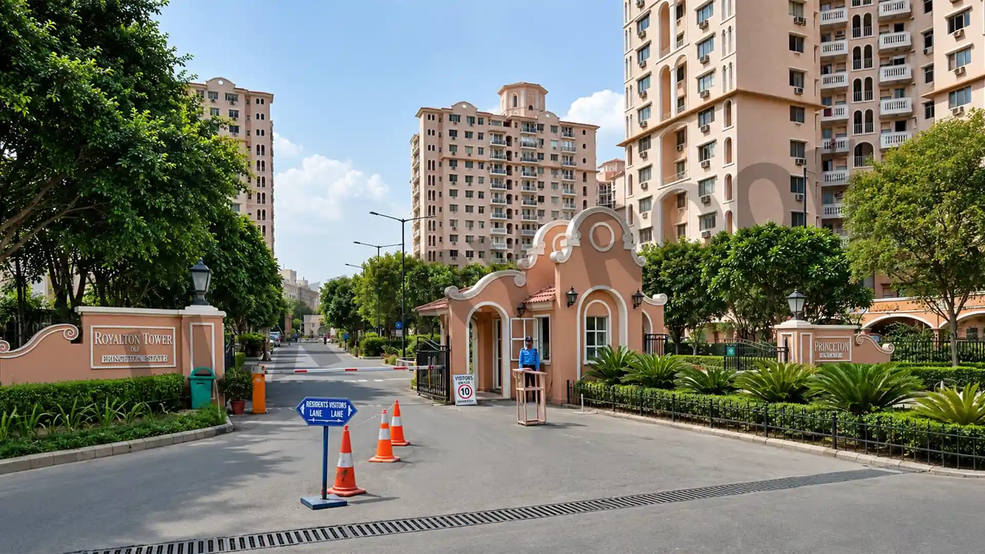Dlf Princeton Estate Entrance1 Dlf Phase 5 Gurgaon