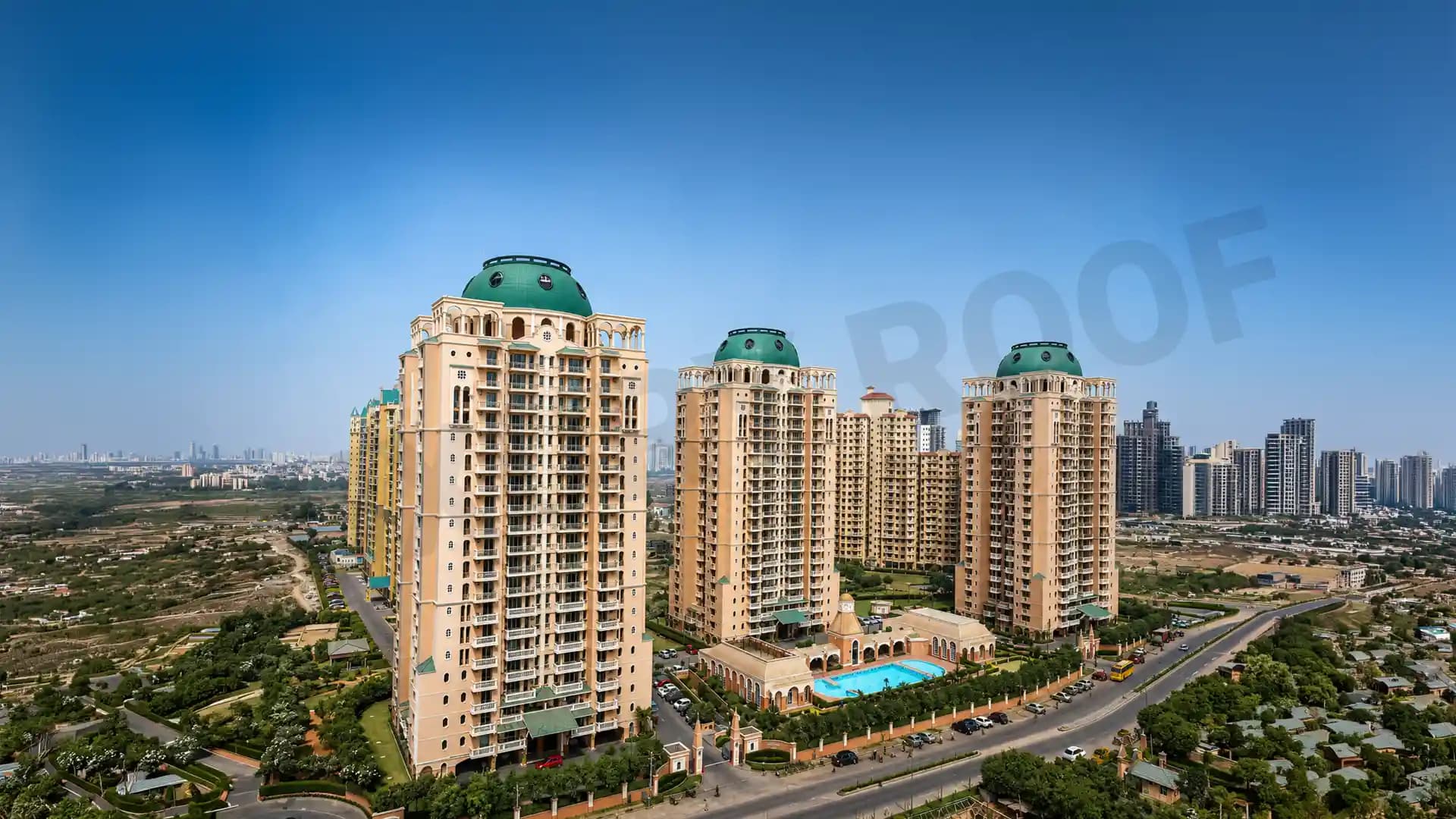 Dlf Trinity Towers Elevation1 Dlf Phase 5 Gurgaon
