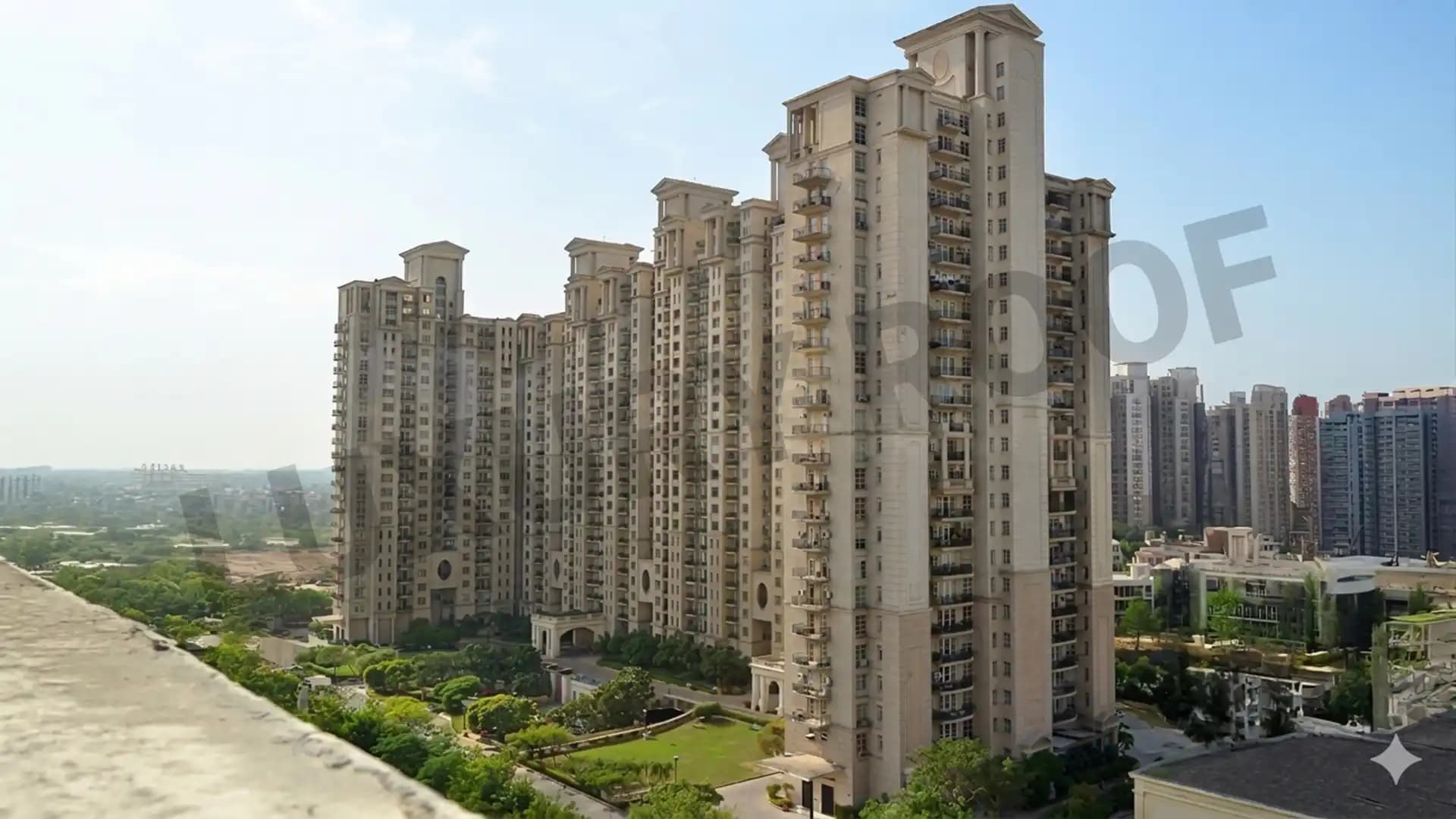 Dlf Windsor Court Side Elevation Dlf Phase 4 Gurgaon