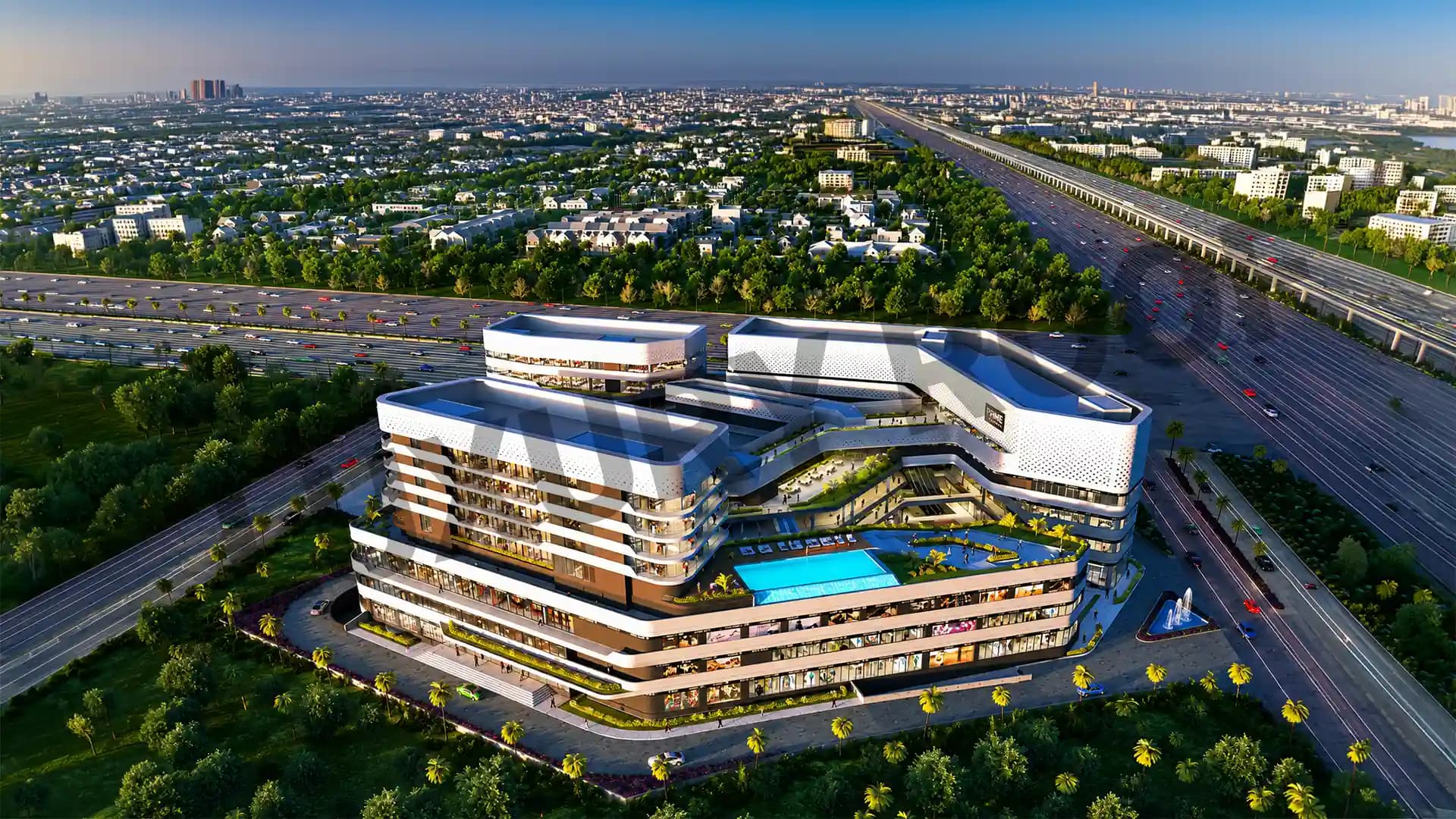 Elan The Mark Aerial View1 New Palam Vihar Phase 1 Sector 106 Gurugram