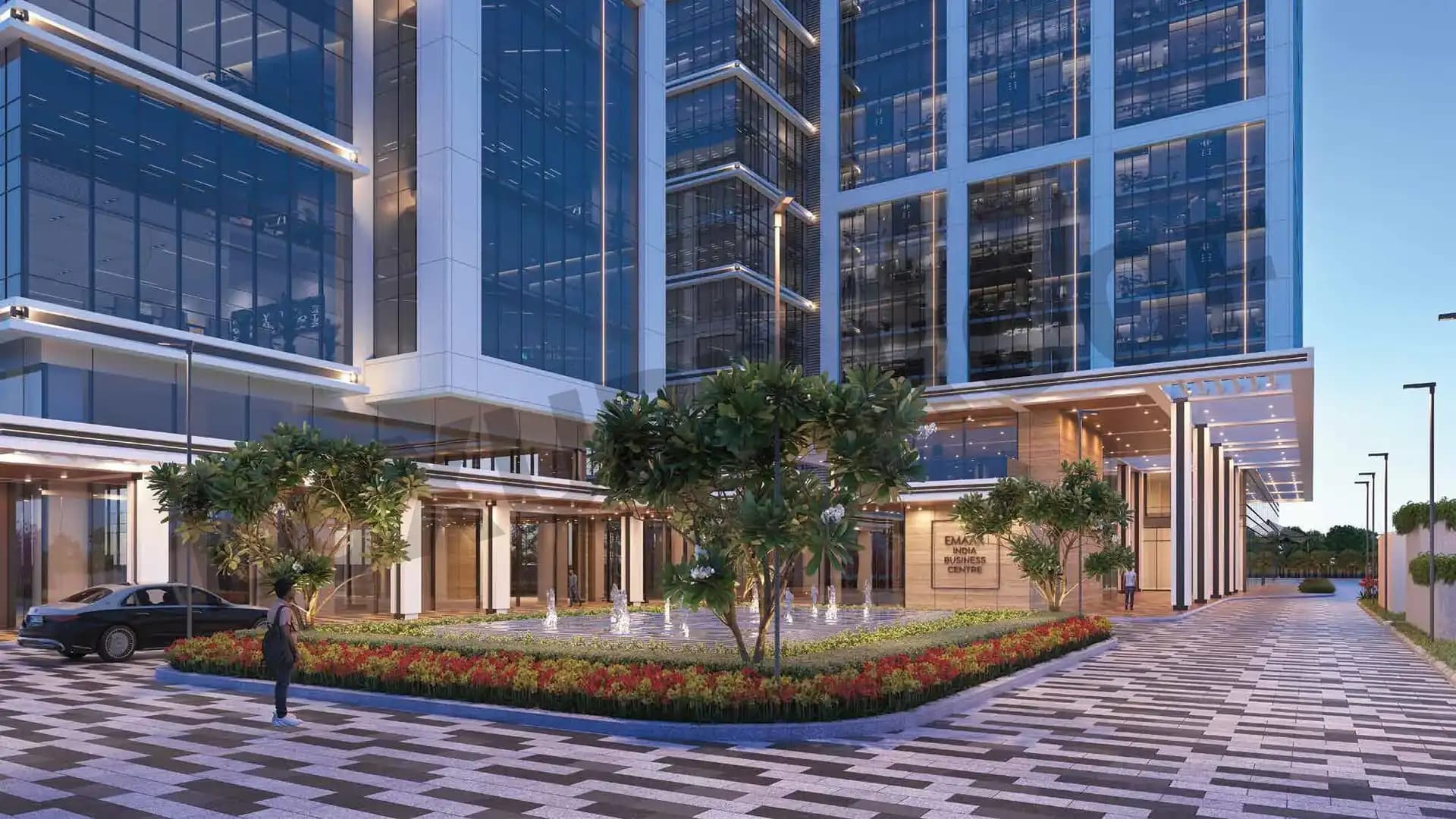 Emaar India Business Centre Paved Compound Sector 61 Gurgaon