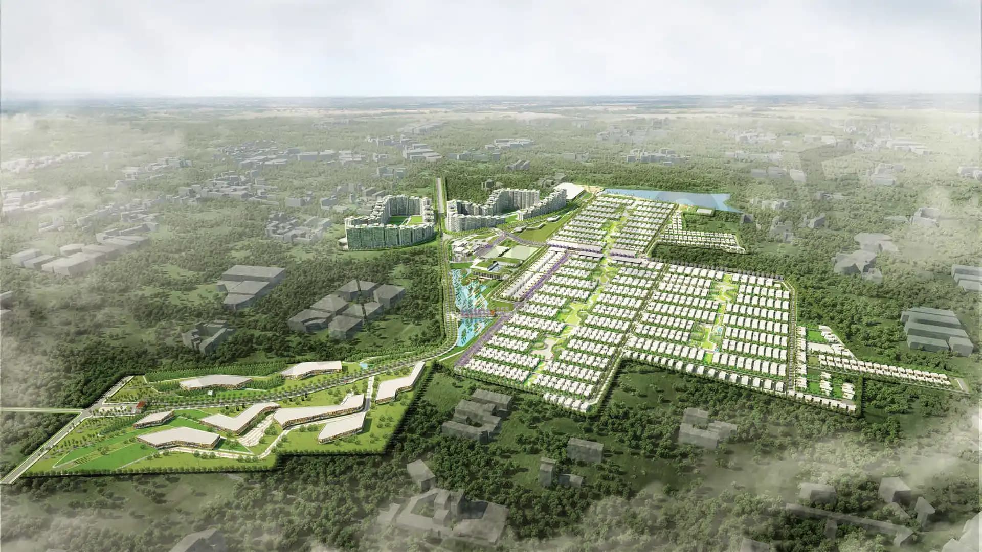 Embassy Springs Aerial View1 Devanahalli Bangalore