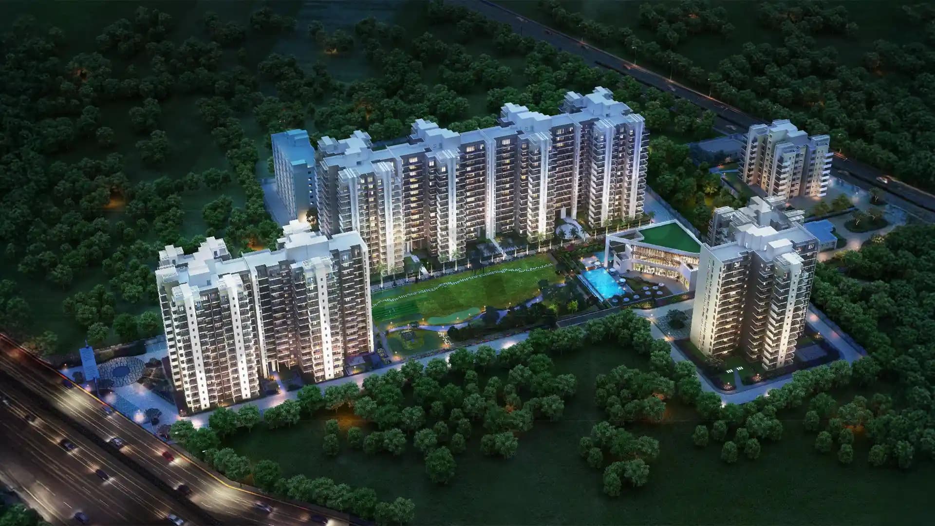 Godrej 101 Aerial View1 Sector 79 Gurugram