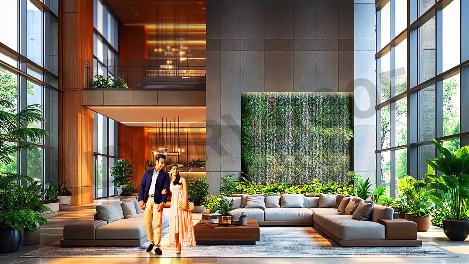 Godrej Alira Double Heighted Lobby Sector 39 Gurugram