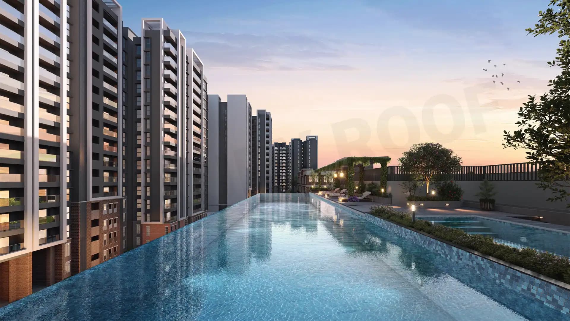 Godrej Aveline Pool Yelahanka Bangalore