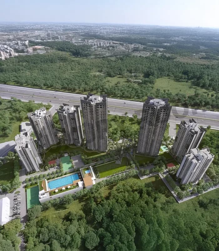 Godrej Meridien Aerial View2 Dwarka Expy Sector 106 Gurugram