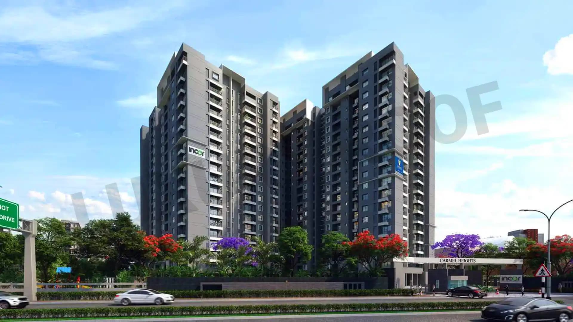 Incor Carmel Heights Elevation Whitefield Main Road Bengaluru