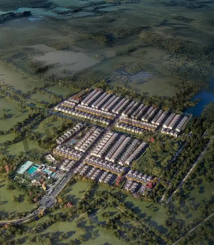 Maa Ayana Woods Aerial View2 Sarjapur Bangalore
