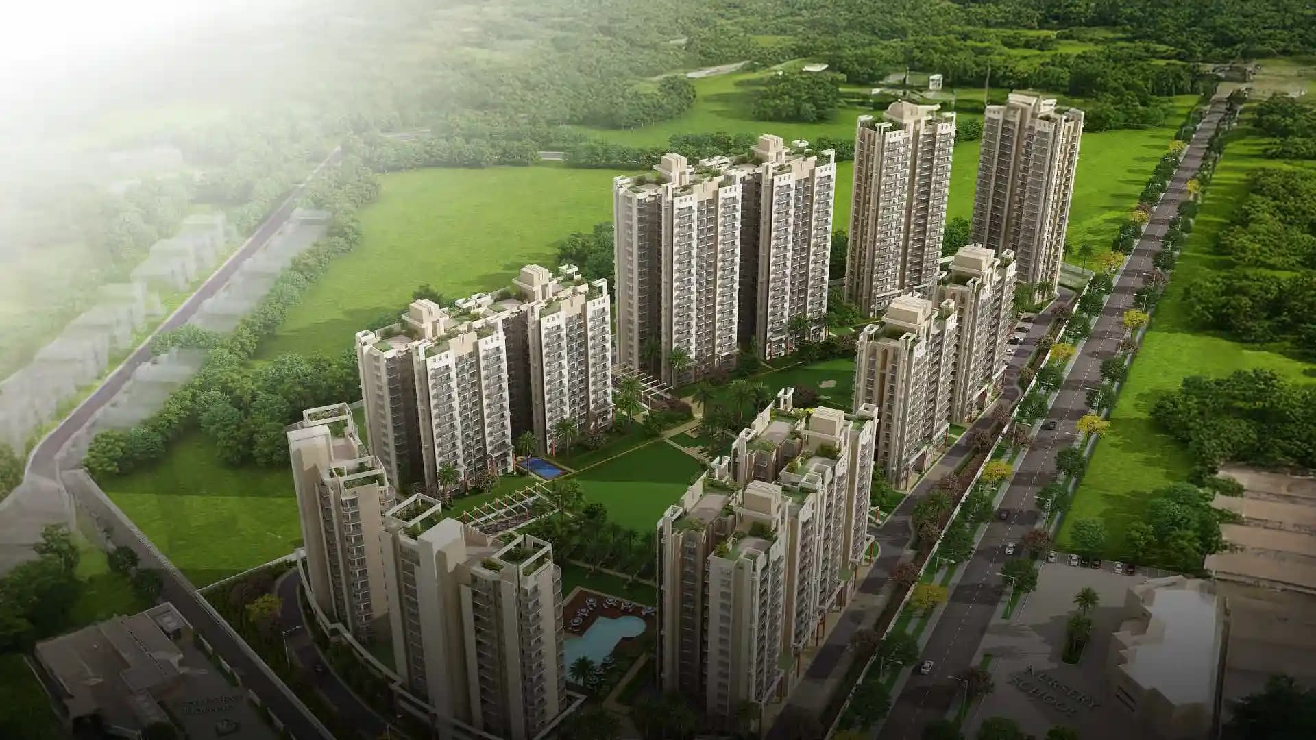 Microtek Greenburg Arial View1 Sector 86 Gurugram