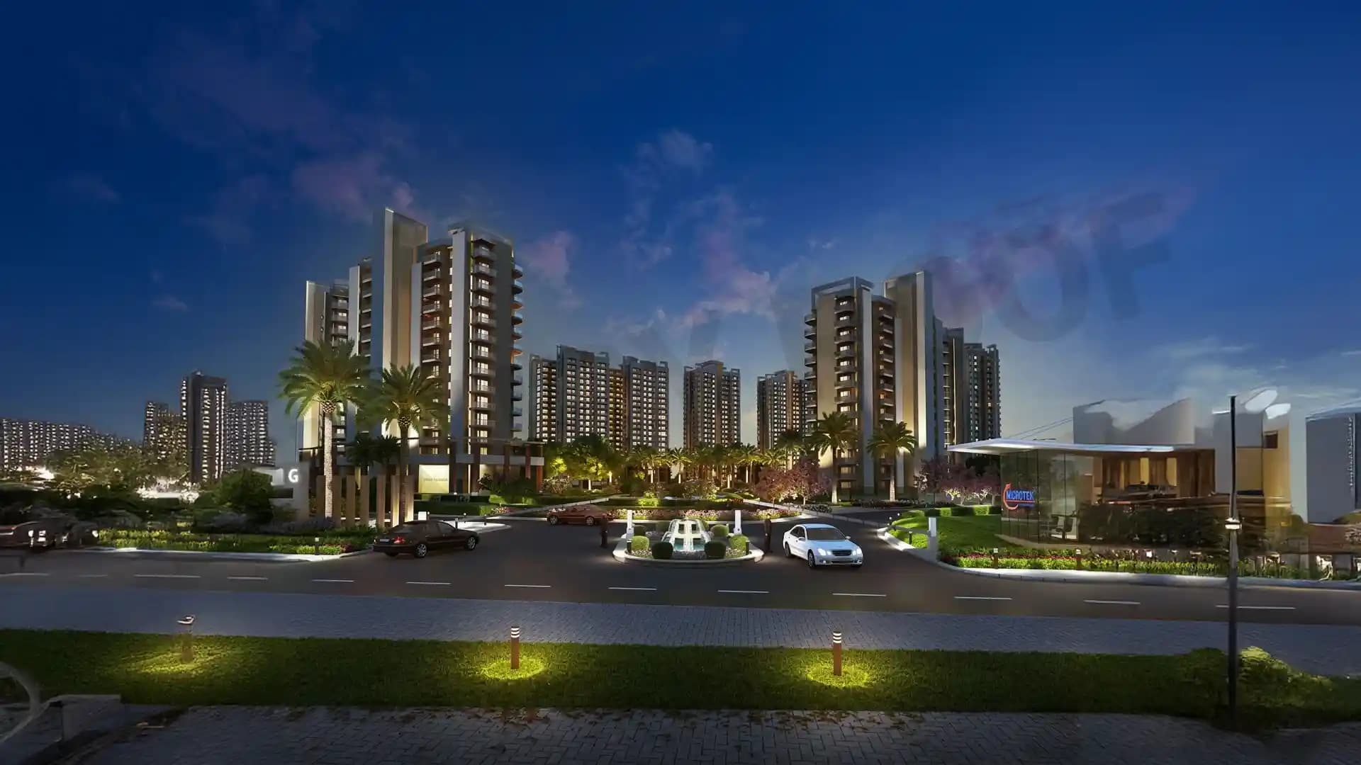 Microtek Greenburg Entrance Sector 86 Gurugram