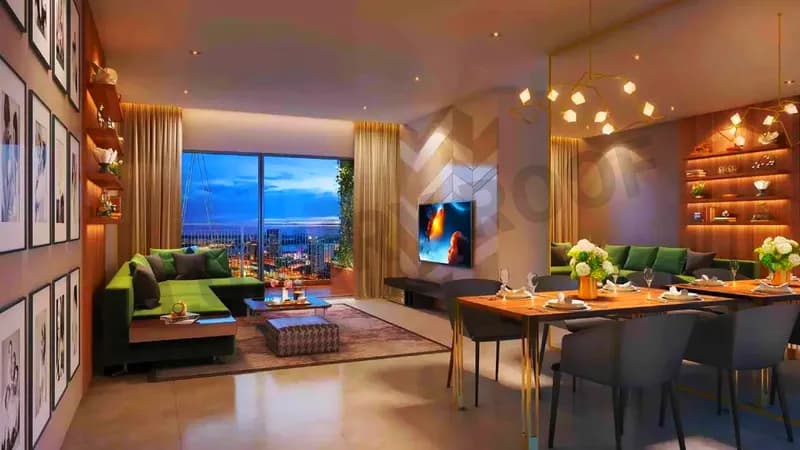 Nikoo Homes 6 Livingroom1 Maruthi Nagar Kogilu Bengaluru
