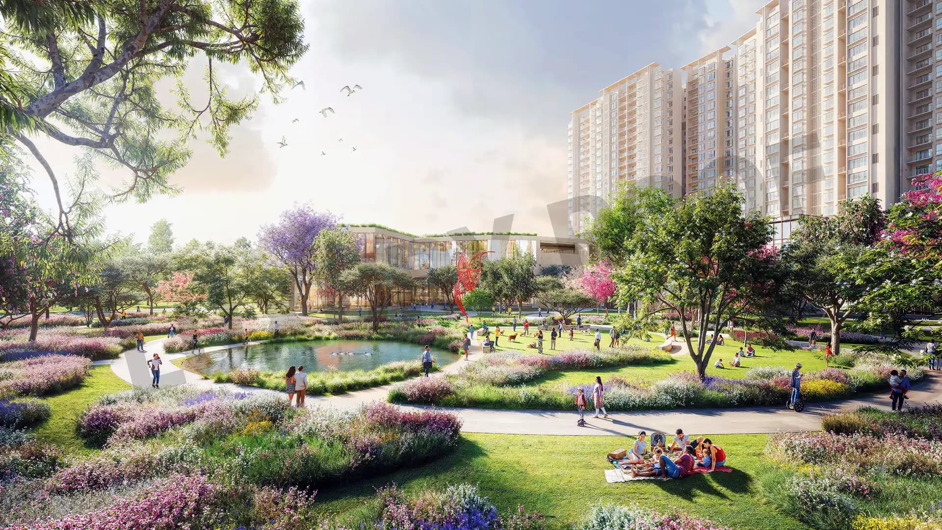Nikoo Homes 7 Garden1 Bhartiya Garden Estate North Bengaluru