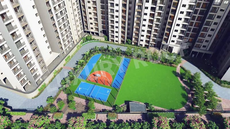 Orchid Salisbury Aerial View Court Thirumenahalli Near Thanisandra Main Road Ban