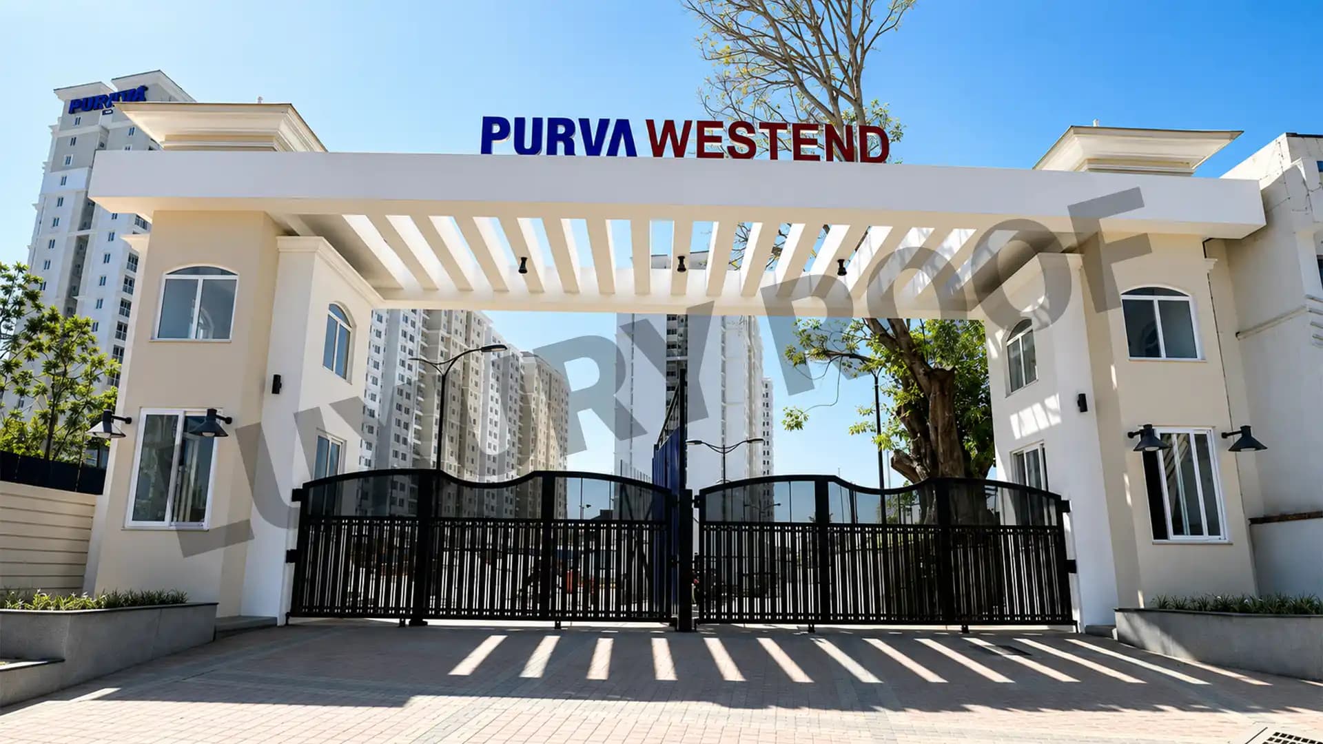 Purva Westend Entrance Hosur Road Bangalore