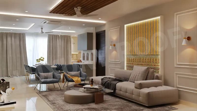 Radiance Floresta Living Room Chikkagubbi Village Bengaluru