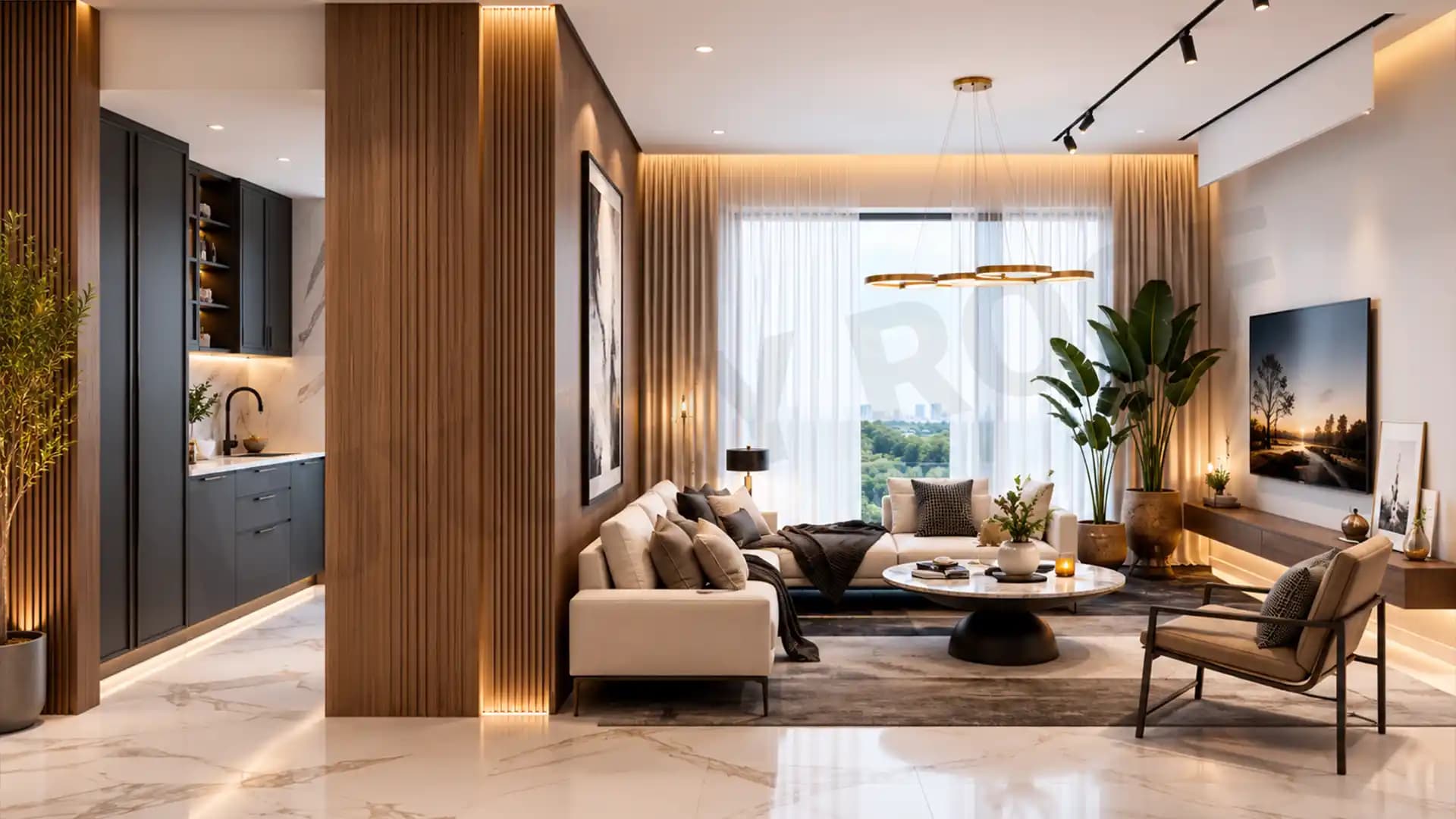 Sobha Insignia Livingroom Bhoganhalli Near Bellandur Bangalore
